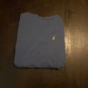 blue kids polo shirt 10-12